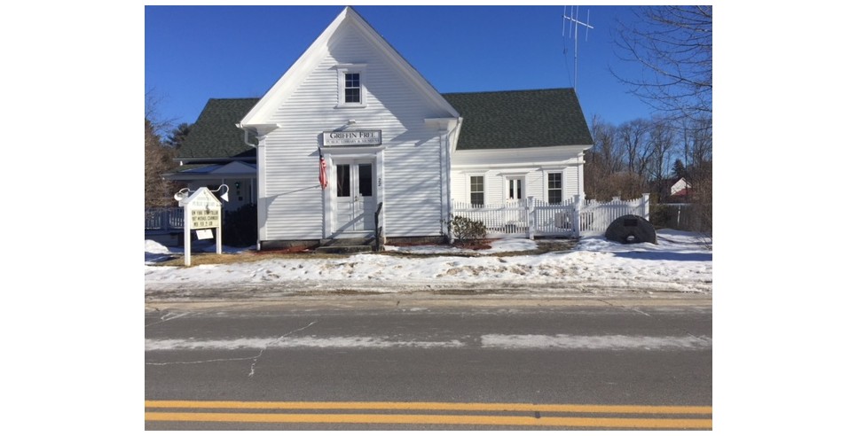 Griffin Free Library in Auburn, New Hampshire